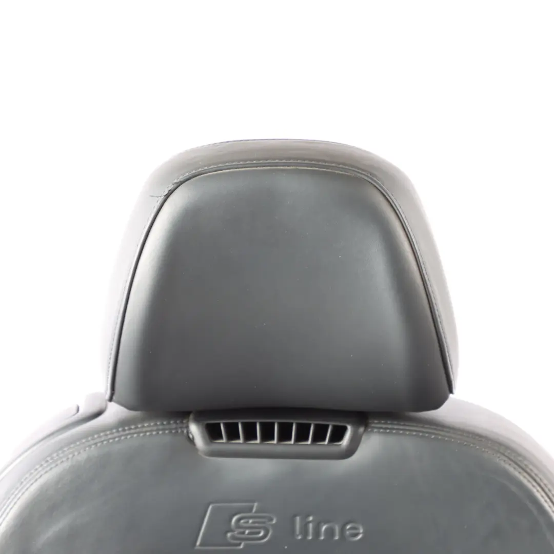 8F Cabrio Front Seat S-Line Heated Ventilated Right O/S Leather Black to Audi A5 with Part number 8F0881806AJ Audi A5 8F Cabrio Front Seat S-Line Heated Ventilated Right O/S Leather Black - SKU 8F0881806AJ - Part number 8F0881806AJ