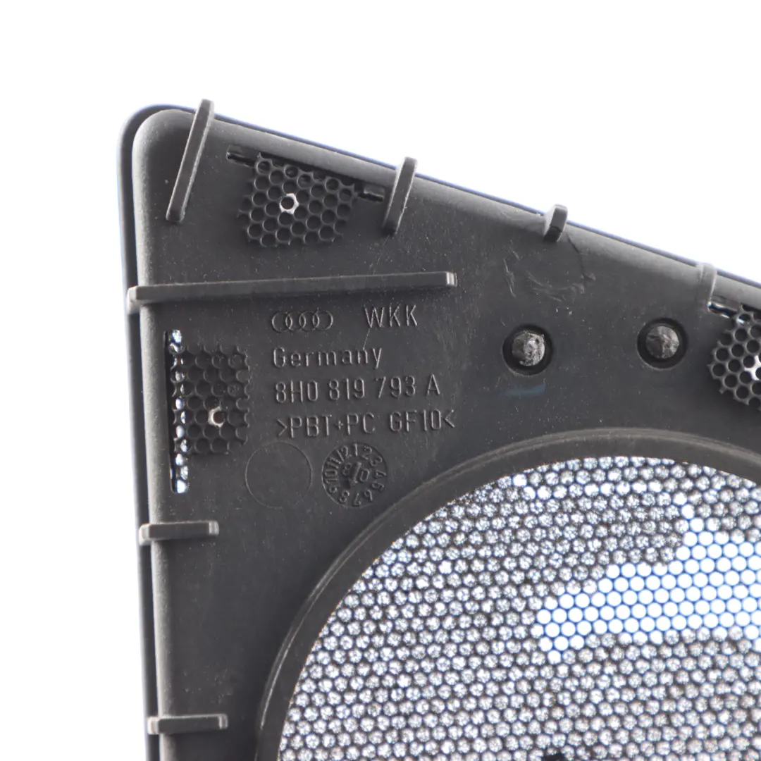 Bocchetta Aria Copertura Altoparlante Anteriore Sinistro per Audi A4 B7 con numero di parte 8H0819793A Audi A4 B7 Bocchetta Aria Copertura Altoparlante Anteriore Sinistro - SKU 8H0819793A - Numero di parte 8H0819793A