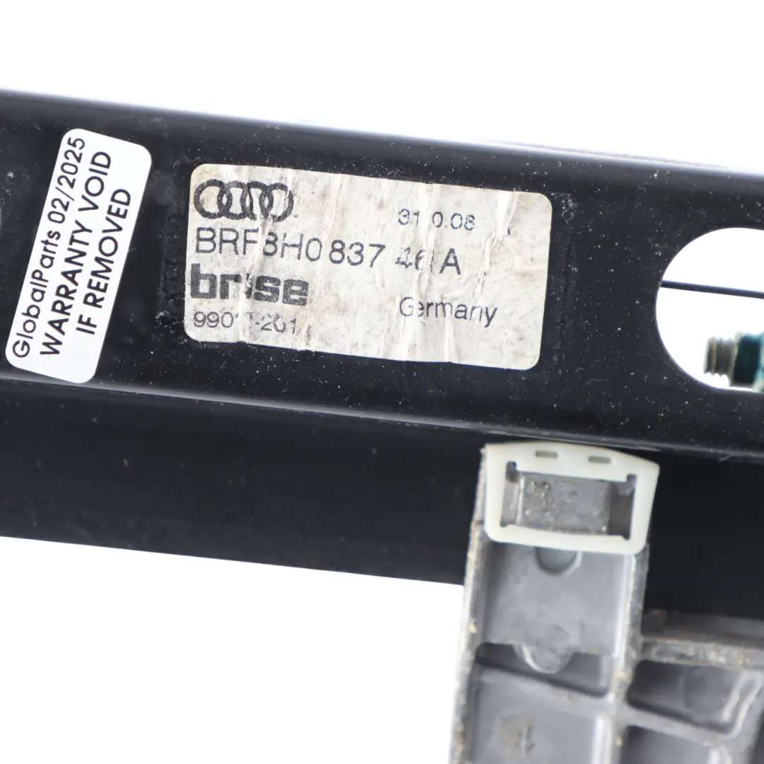 Audi A4 B8 Lève Vitre Électrique Régulateur Avant Gauche Porte - SKU 8H0837461A - Numéro de pièce 8H0837461A