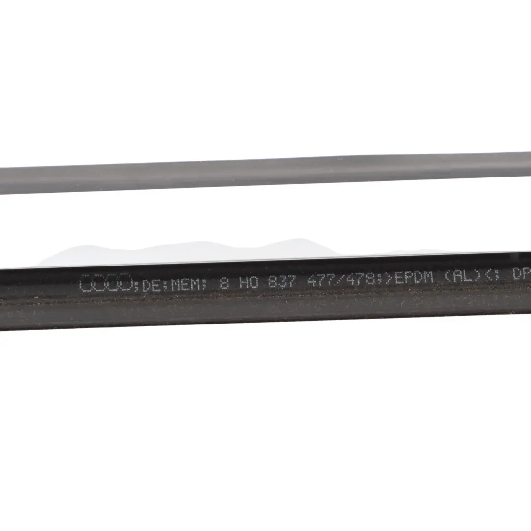 Audi A4 B8 Front Door Window Seal Trim Strip Channel Cover Right O/S - SKU 8H0837478B - Part number 8H0837478B