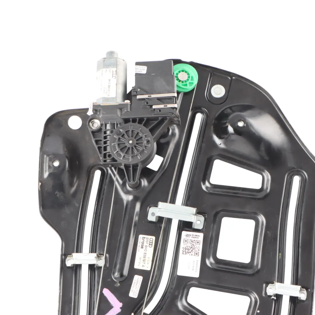 Audi A4 B7 Cabrio Rear Window Lifter Regulator Mechanism Left N/S - SKU 8H0839397A - Part number 8H0839397A