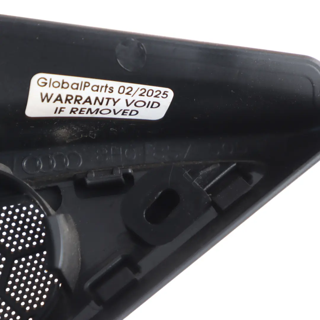 Osłona Głośnika Wysokotonowego Lewy Przód do Audi A4 B7 o numerze 8H0857505 Audi A4 B7 Osłona Głośnika Wysokotonowego Lewy Przód - SKU 8H0857505 - Numer Części 8H0857505