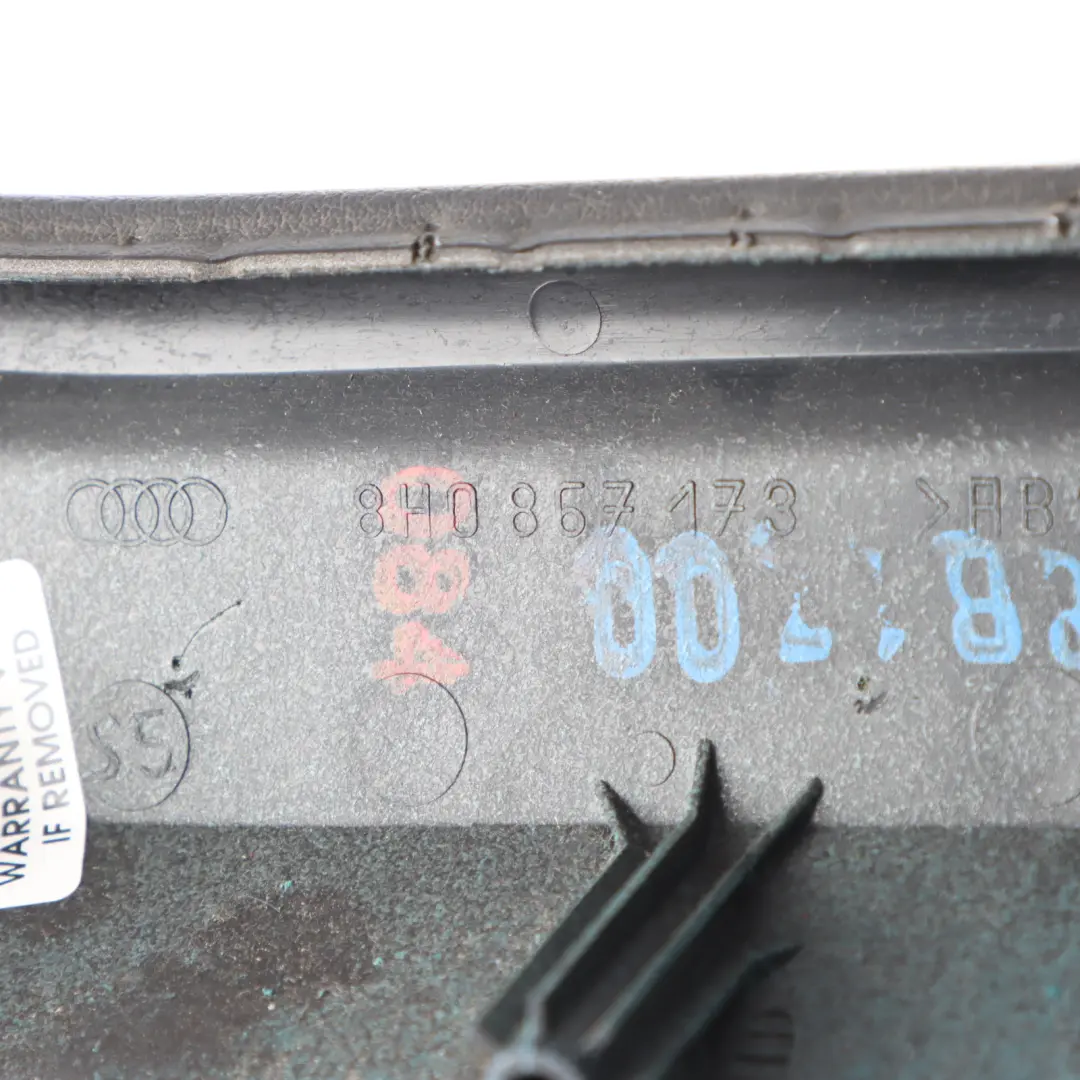 Audi A4 B7 Cabriolet Garniture Poignée Accoudoir Panneau Porte Gauche - SKU 8H0867173 - Numéro de pièce 8H0867173