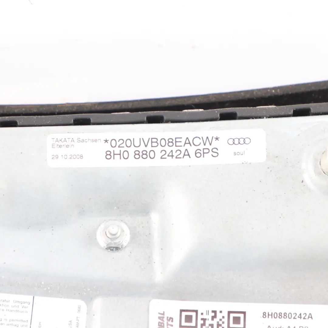 Poduszka Powietrzna Fotela Przedniego Prawa do Audi A4 B6 Cabrio o numerze 8H0880242A Audi A4 B6 Cabrio Poduszka Powietrzna Fotela Przedniego Prawa - SKU 8H0880242A - Numer Części 8H0880242A