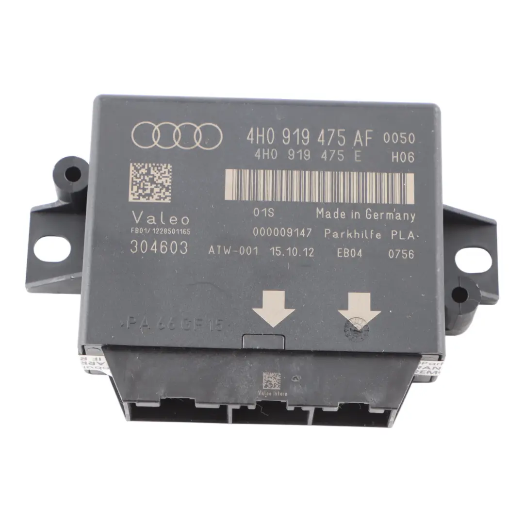 AUDI A7 4G8 Sensori Assistenza Parcheggio Modulo Controllo Distanza - SKU 8H0919475AB - Numero di parte 8H0919475AB