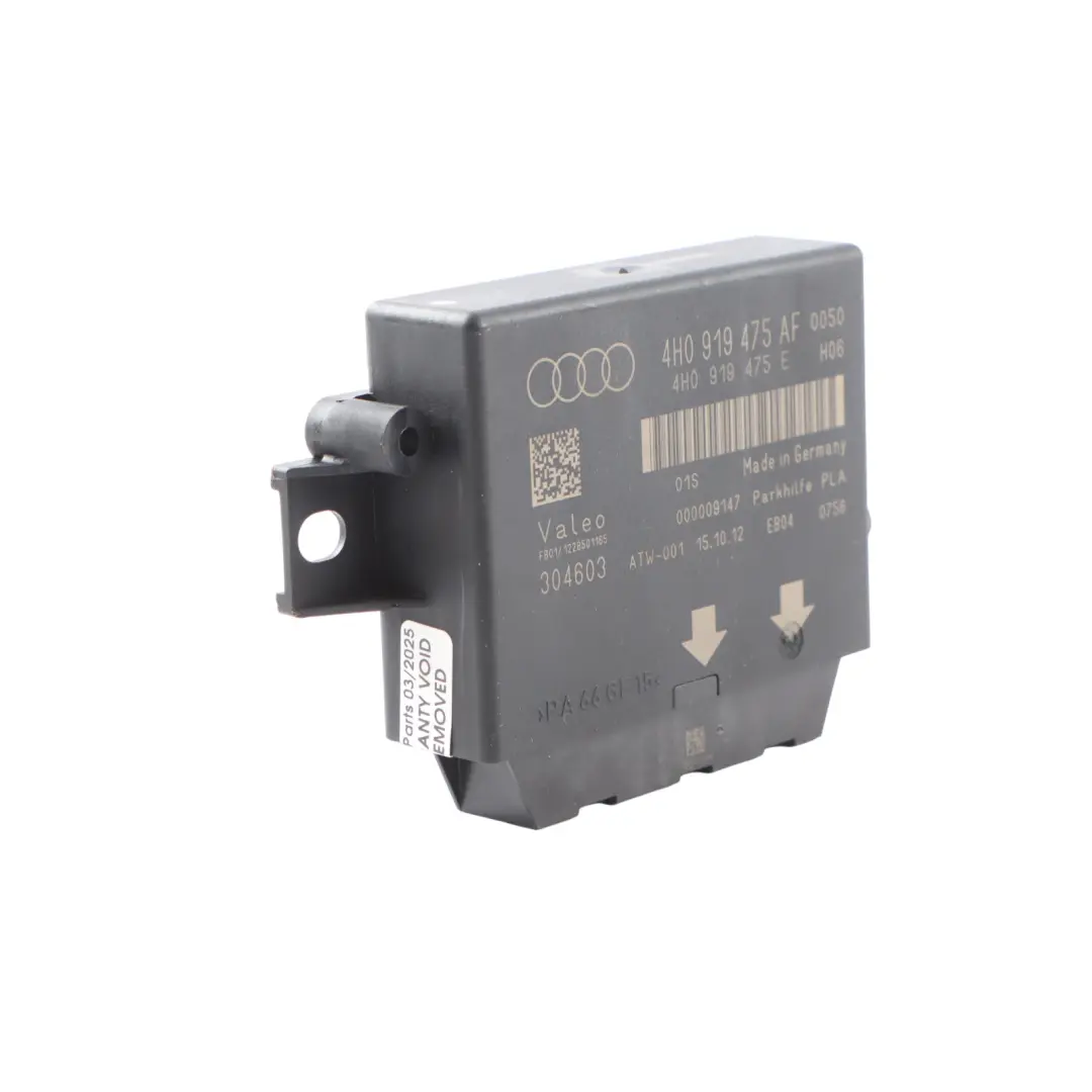 4G8 Einparkhilfe Sensoren Abstandsregelung Modul für AUDI A7 mit Teilenummer 8H0919475AB AUDI A7 4G8 Einparkhilfe Sensoren Abstandsregelung Modul - SKU 8H0919475AB - Teilenummer 8H0919475AB