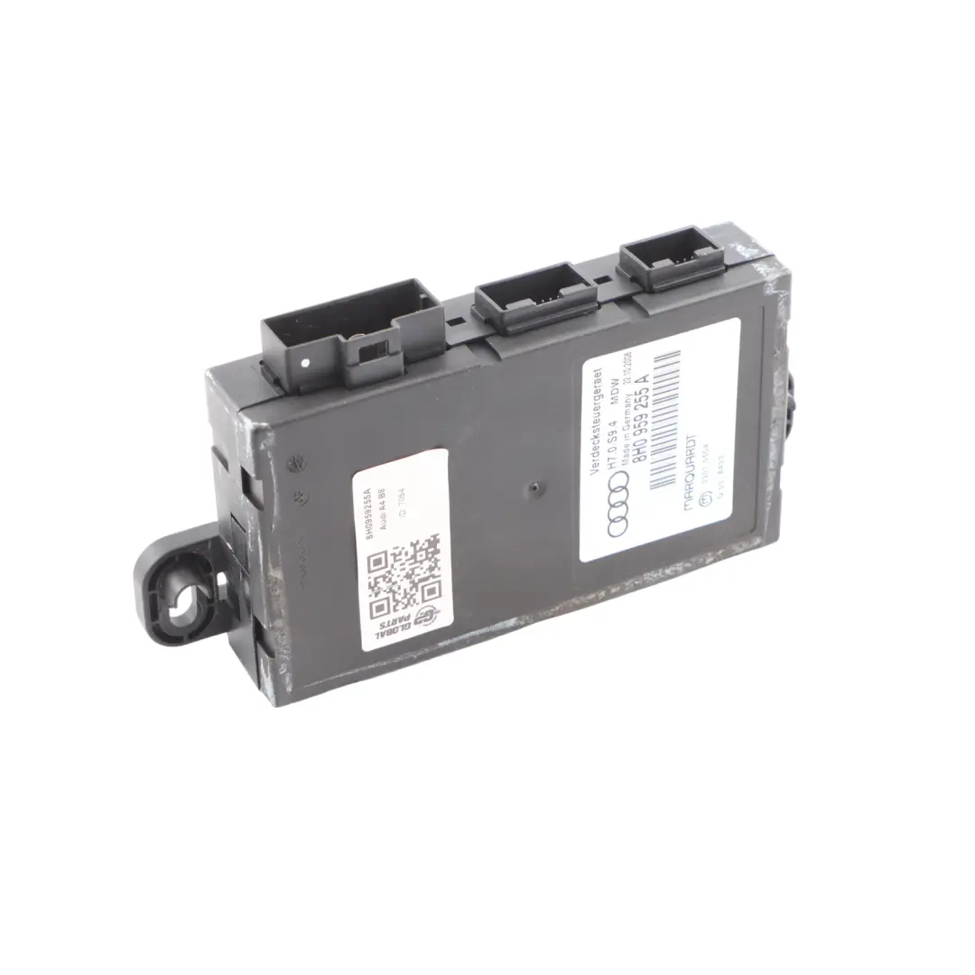 Audi A4 B7 Cabrio Moduł Sterownik Szyberdachu - SKU 8H0959255A - Numer Części 8H0959255A
