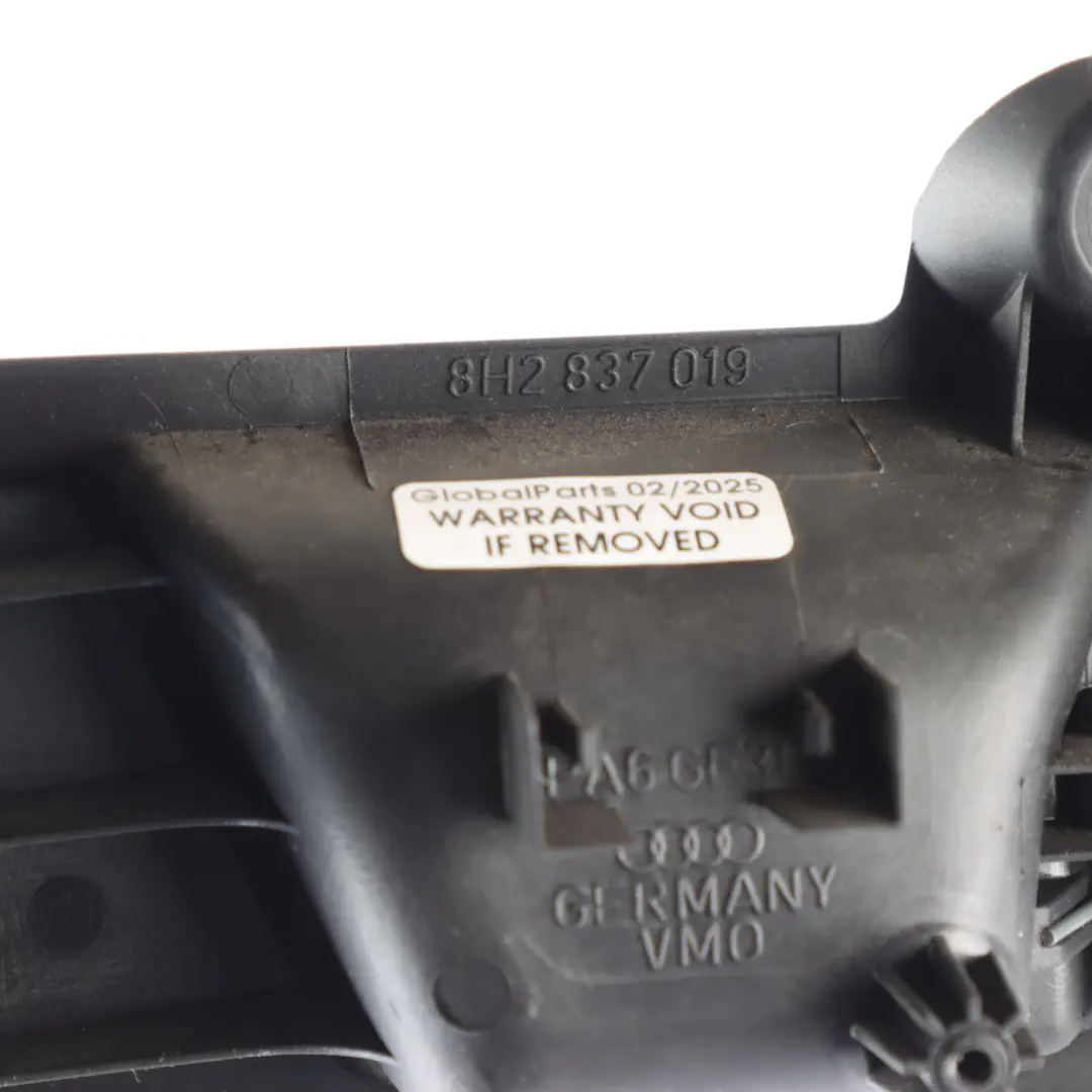 8H Convertible Inner Grab Handle Trim Front Left N/S to Audi A4 B6 B7 with Part number 8H2837019A Audi A4 B6 B7 8H Convertible Inner Grab Handle Trim Front Left N/S - SKU RHD-8H2837019A - Part number 8H2837019A