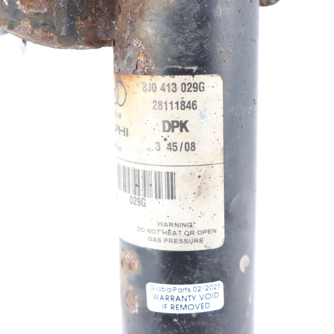 Strut Front Left Right N/O/S Shock Absorber to Audi TTS 8J Spring with Part number 8J0413029G Audi TTS 8J Spring Strut Front Left Right N/O/S Shock Absorber - SKU 8J0413029G - Part number 8J0413029G