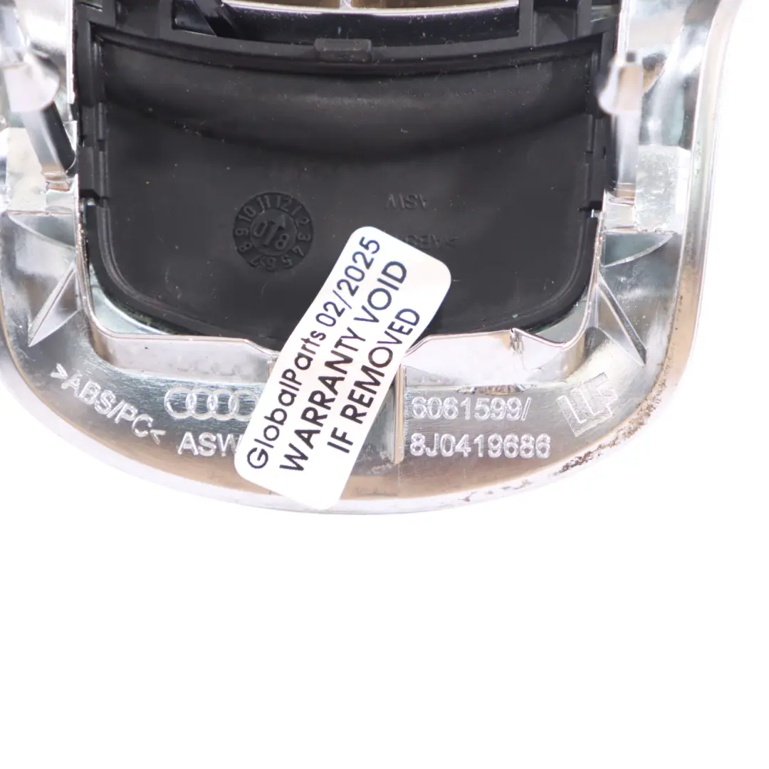 Audi Q7 4L Steering Wheel Trim Cover Frame Chrome - SKU 8J0419686 - Part number 8J0419686