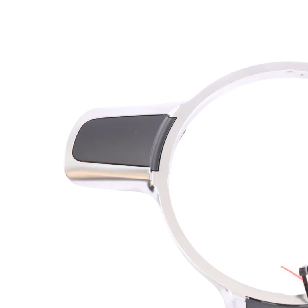 Steering Wheel Trim Cover Frame Chrome to Audi Q7 4L with Part number 8J0419686 Audi Q7 4L Steering Wheel Trim Cover Frame Chrome - SKU 8J0419686 - Part number 8J0419686