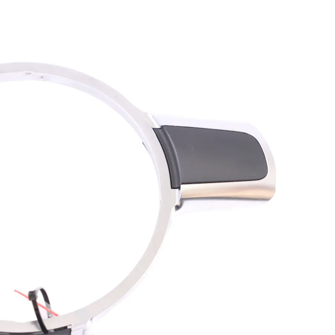 Steering Wheel Trim Cover Frame Chrome to Audi Q7 4L with Part number 8J0419686 Audi Q7 4L Steering Wheel Trim Cover Frame Chrome - SKU 8J0419686 - Part number 8J0419686