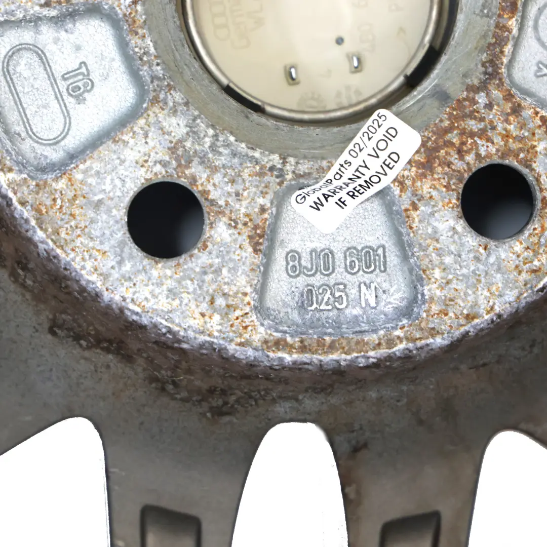 Mk2 8J Jante Alliage Argent 19" 9J ET:52 Doubles Rayons pour Audi TT à propos du numéro de pièce 8J0601025N Audi TT Mk2 8J Jante Alliage Argent 19" 9J ET:52 Doubles Rayons - SKU 8J0601025N-1 - Numéro de pièce 8J0601025N