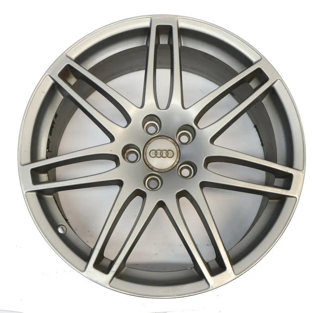 Mk2 8J Silver Alloy Wheel Rim 19" 9J ET:52 Double Spoke to Audi TT with Part number 8J0601025N Audi TT Mk2 8J Silver Alloy Wheel Rim 19" 9J ET:52 Double Spoke - SKU 8J0601025N-2 - Part number 8J0601025N