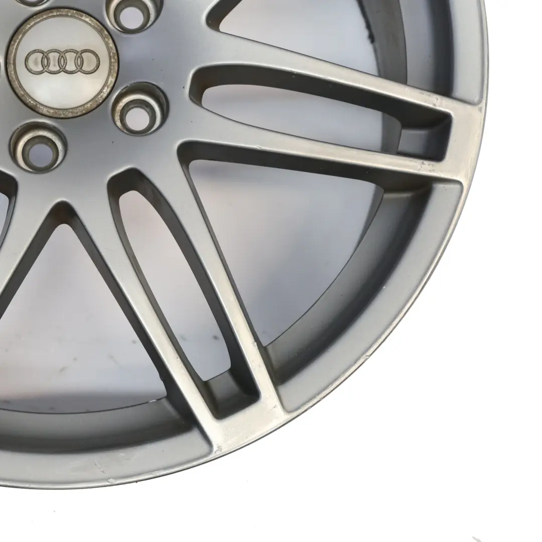 Mk2 8J Silberne Alufelge 19" 9J ET:52 Doppelspeiche für Audi TT mit Teilenummer 8J0601025N Audi TT Mk2 8J Silberne Alufelge 19" 9J ET:52 Doppelspeiche - SKU 8J0601025N-2 - Teilenummer 8J0601025N