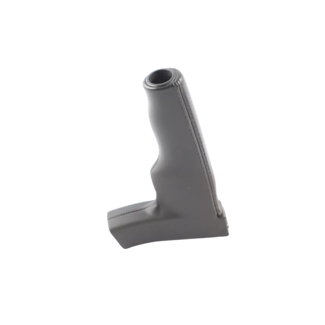 Audi TT 8J Manopola Freno Mano Rivestimento Pannello Pelle Nera - SKU 8J0711327C - Numero di parte 8J0711327C