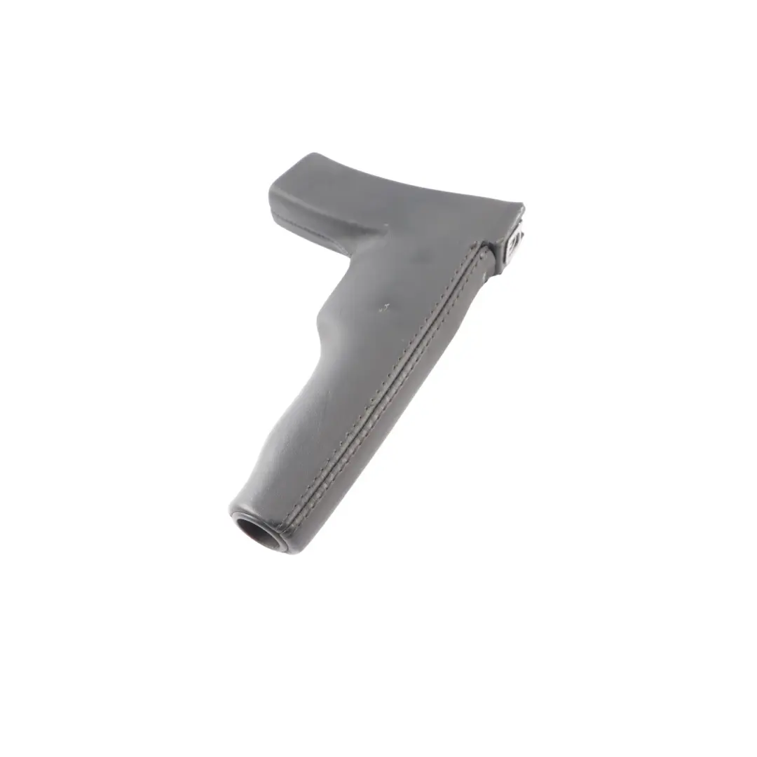 Audi TT 8J Manopola Freno Mano Rivestimento Pannello Pelle Nera - SKU 8J0711327C - Numero di parte 8J0711327C