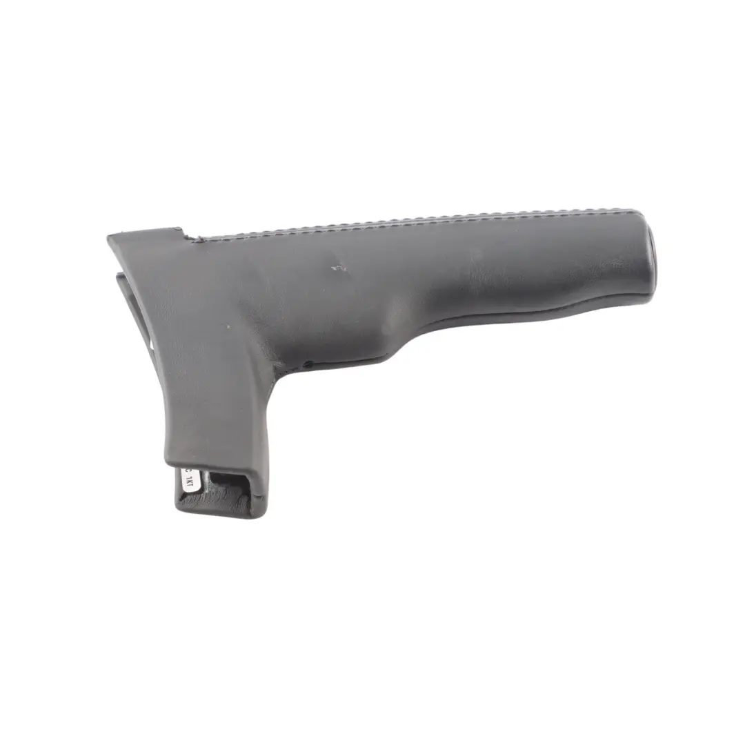 Audi TT 8J Handbrake Lever Grip Trim Panel Covering Black Leather - SKU 8J0711327C - Part number 8J0711327C