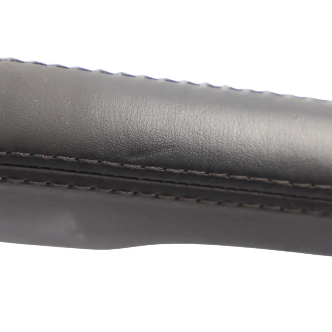 Audi TT 8J Handbrake Lever Grip Trim Panel Covering Black Leather - SKU 8J0711327C - Part number 8J0711327C