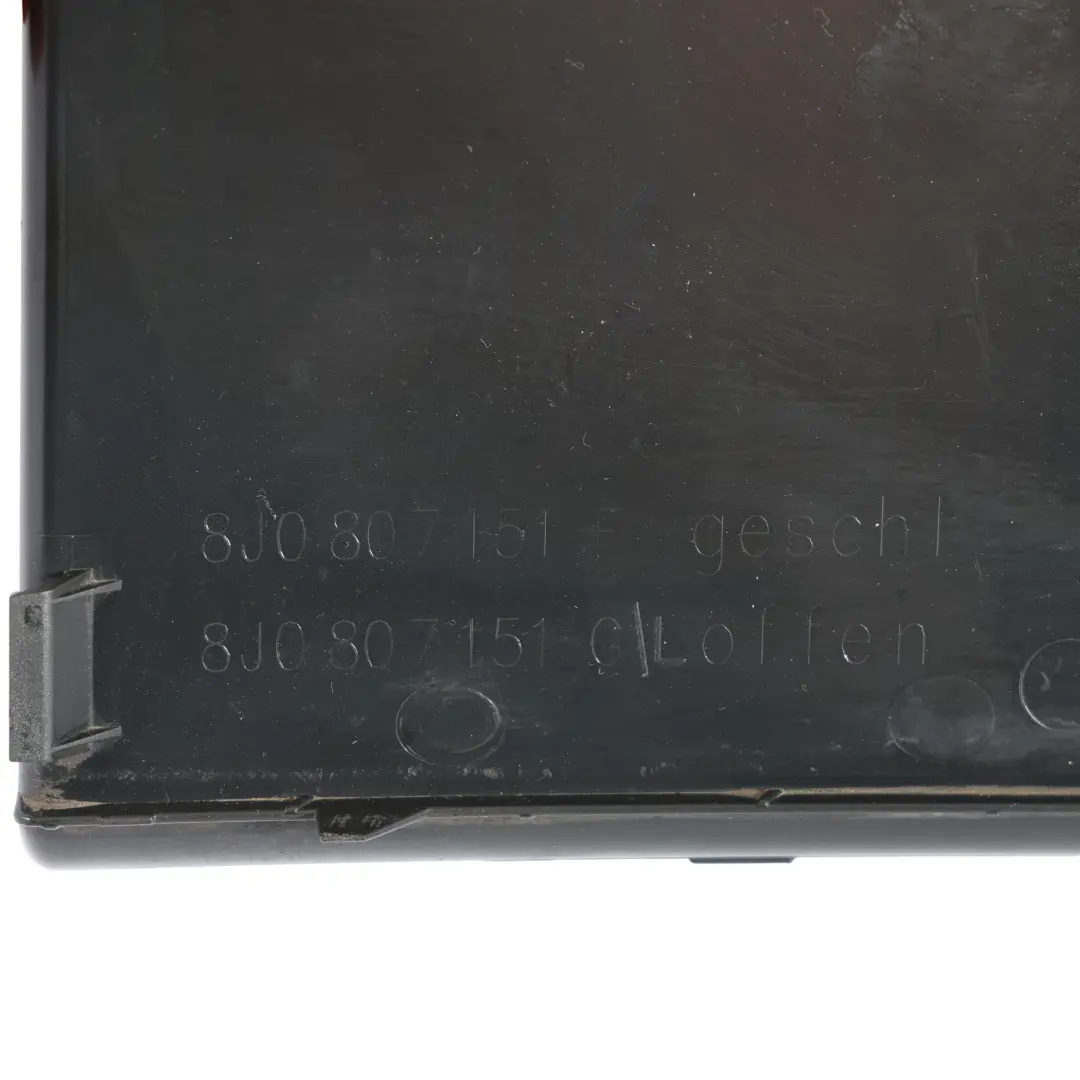 Audi TT 8J Paraurti Anteriore Fendinebbia Lampada Sinistra Griglia - SKU 8J0807151F - Numero di parte 8J0807151F