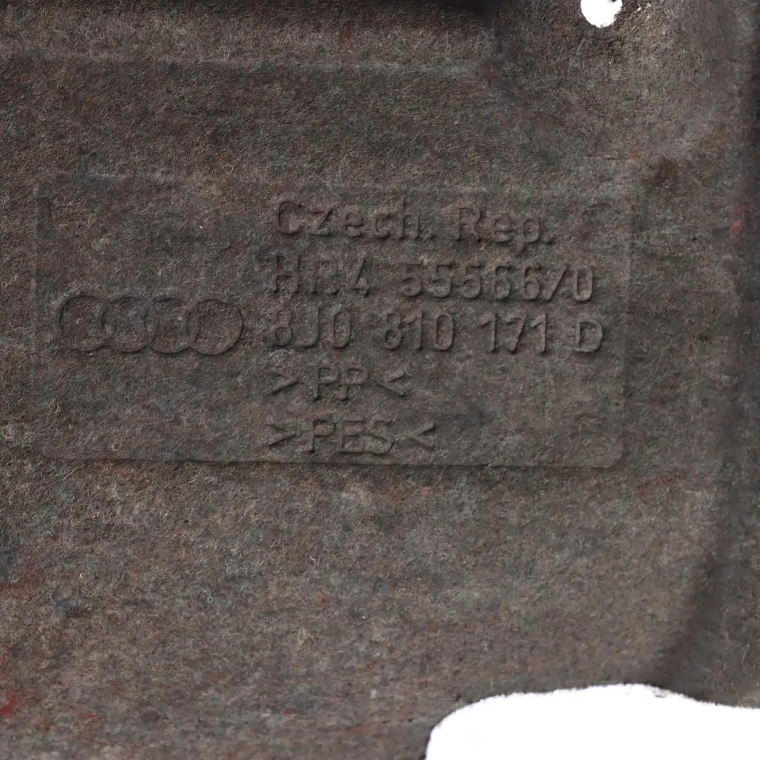 Paso De Rueda Trasero Izquierdo Protector Antisalpicaduras para Audi TT 8J con número de pieza 8J0810171D Audi TT 8J Paso De Rueda Trasero Izquierdo Protector Antisalpicaduras - SKU 8J0810171D - Número de pieza 8J0810171D