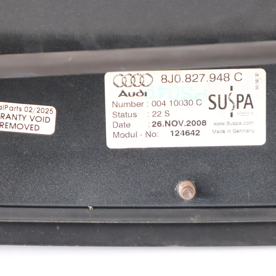 Audi TT 8J Rear Tailgate Hatch Bootlid Motor Spoiler Wing Carbon Look - SKU 8J0827948C - Part number 8J0827948C