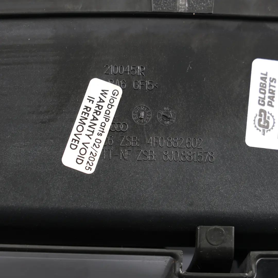 4F Sedile Portaoggetti Anteriore Destro 4F0882602 per Audi TT 8J A6 C6 con numero di parte 8J0882622 Audi TT 8J A6 C6 4F Sedile Portaoggetti Anteriore Destro 4F0882602 - SKU 8J0882622 - Numero di parte 8J0882622