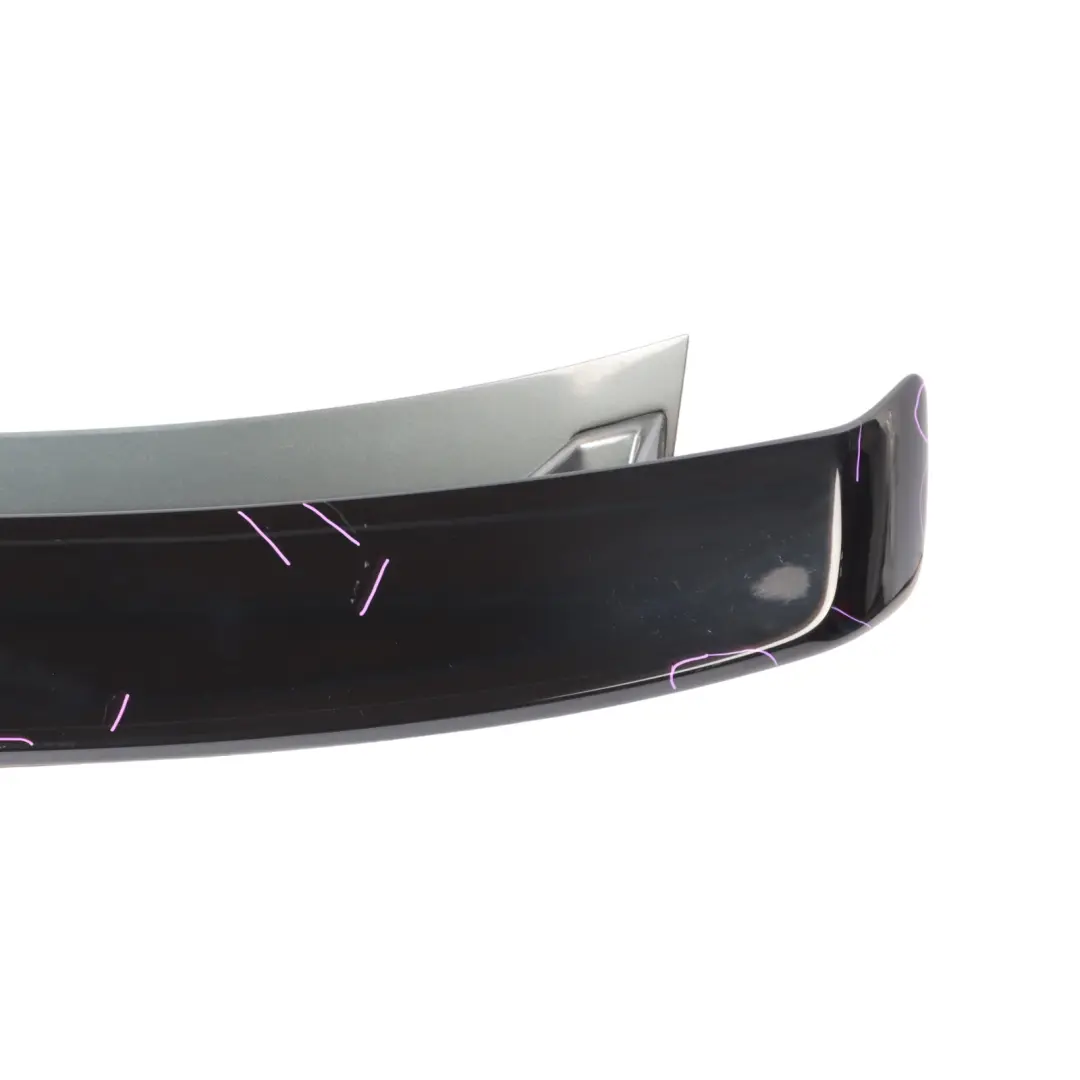 Spoiler Tailgate Trunk Lid Trim Daytona Grey Pearl Effect - Z7S to Audi TT 8J Rear with Part number 8J0898939 Audi TT 8J Rear Spoiler Tailgate Trunk Lid Trim Daytona Grey Pearl Effect - Z7S - SKU 8J0898939-DGR - Part number 8J0898939