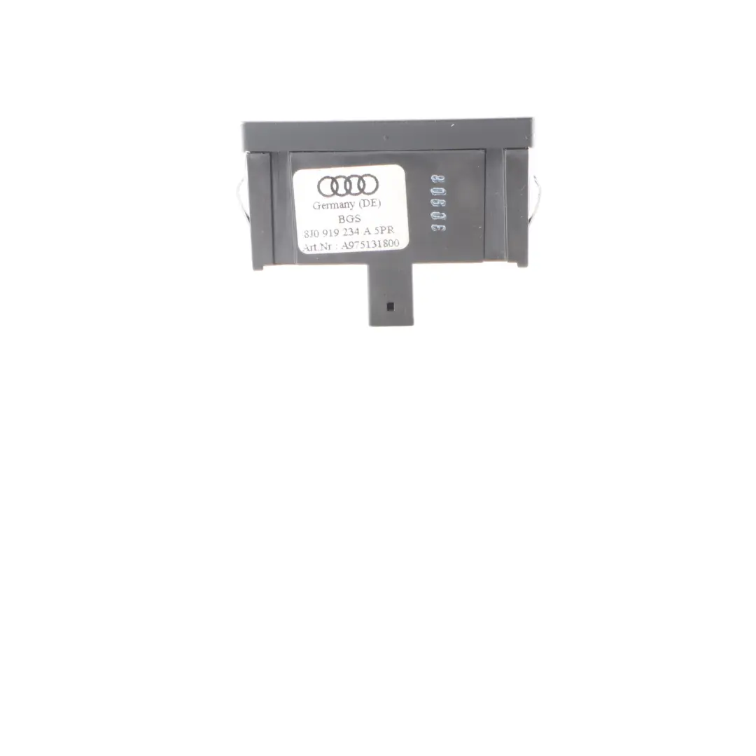 Modulo Aria Passeggero Interruttore Disattivazione SRS per Audi TTS 8J con numero di parte 8J0919234A Audi TTS 8J Modulo Aria Passeggero Interruttore Disattivazione SRS - SKU 8J0919234A - Numero di parte 8J0919234A