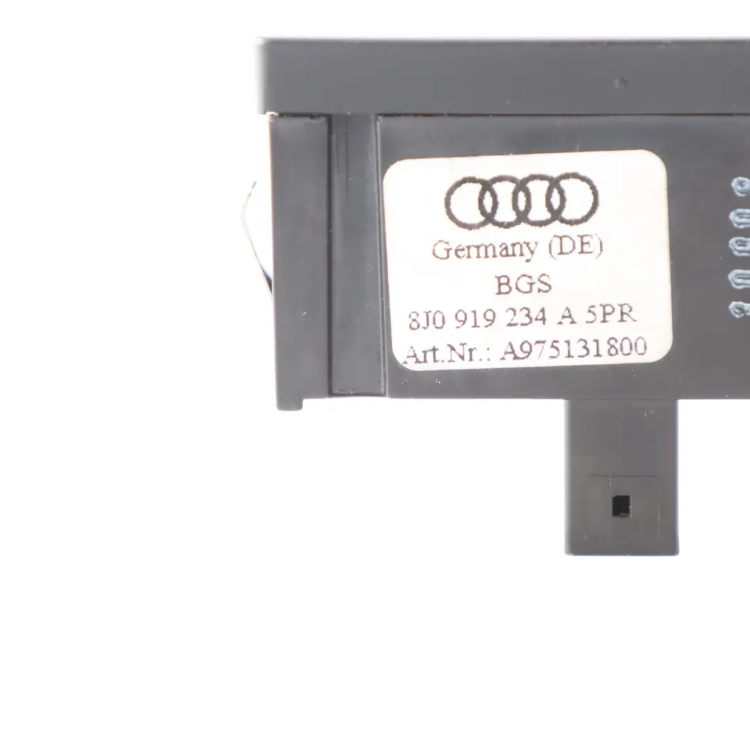 Beifahrer Luft Modul Schalter Deaktivierung SRS Taste für Audi TTS 8J mit Teilenummer 8J0919234A Audi TTS 8J Beifahrer Luft Modul Schalter Deaktivierung SRS Taste - SKU 8J0919234A - Teilenummer 8J0919234A