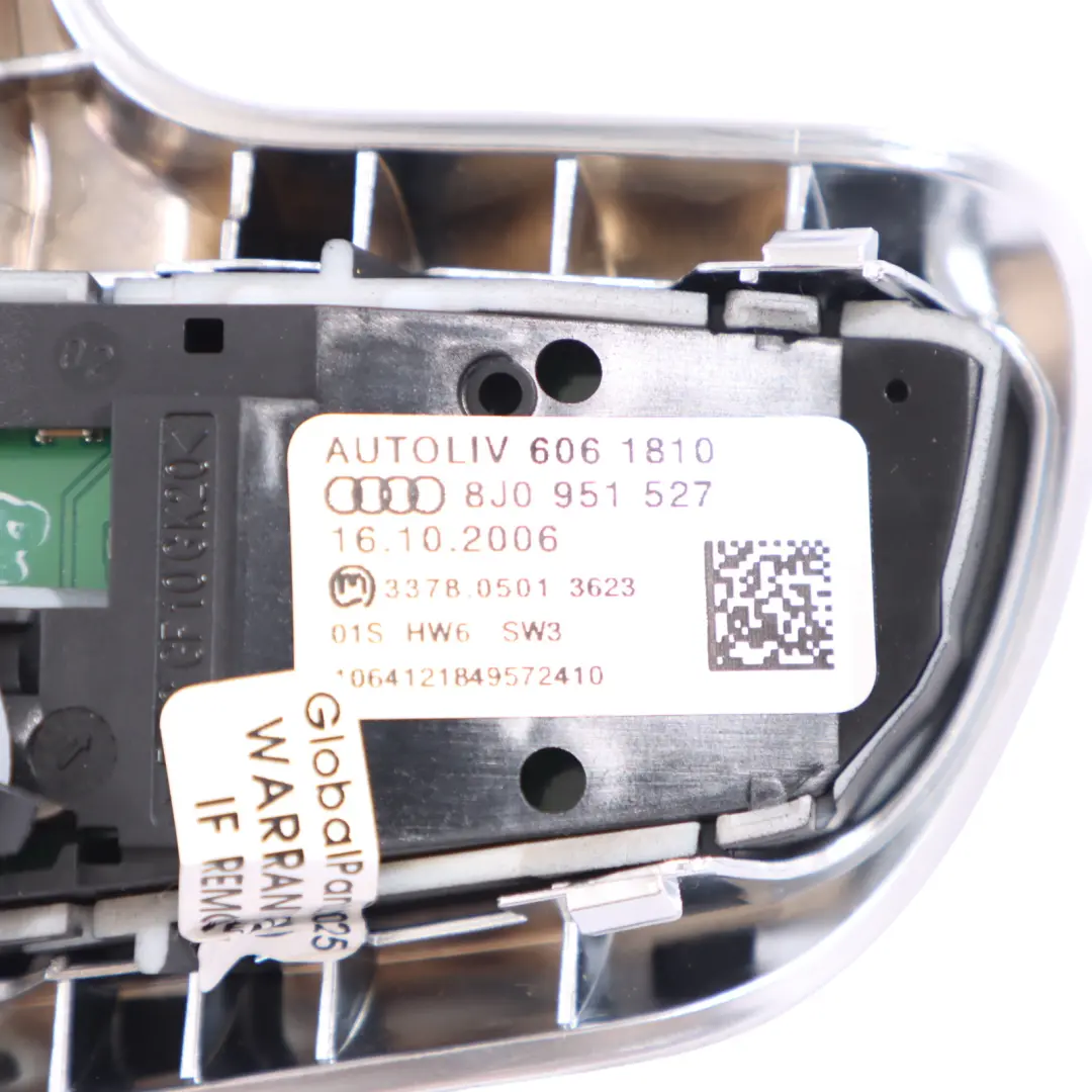 Schalter Multifunktions Radio Lenkrad Steuerungs Tasten für Audi TT 8J mit Teilenummer 8J0951527 Audi TT 8J Schalter Multifunktions Radio Lenkrad Steuerungs Tasten - SKU 8J0951527 - Teilenummer 8J0951527