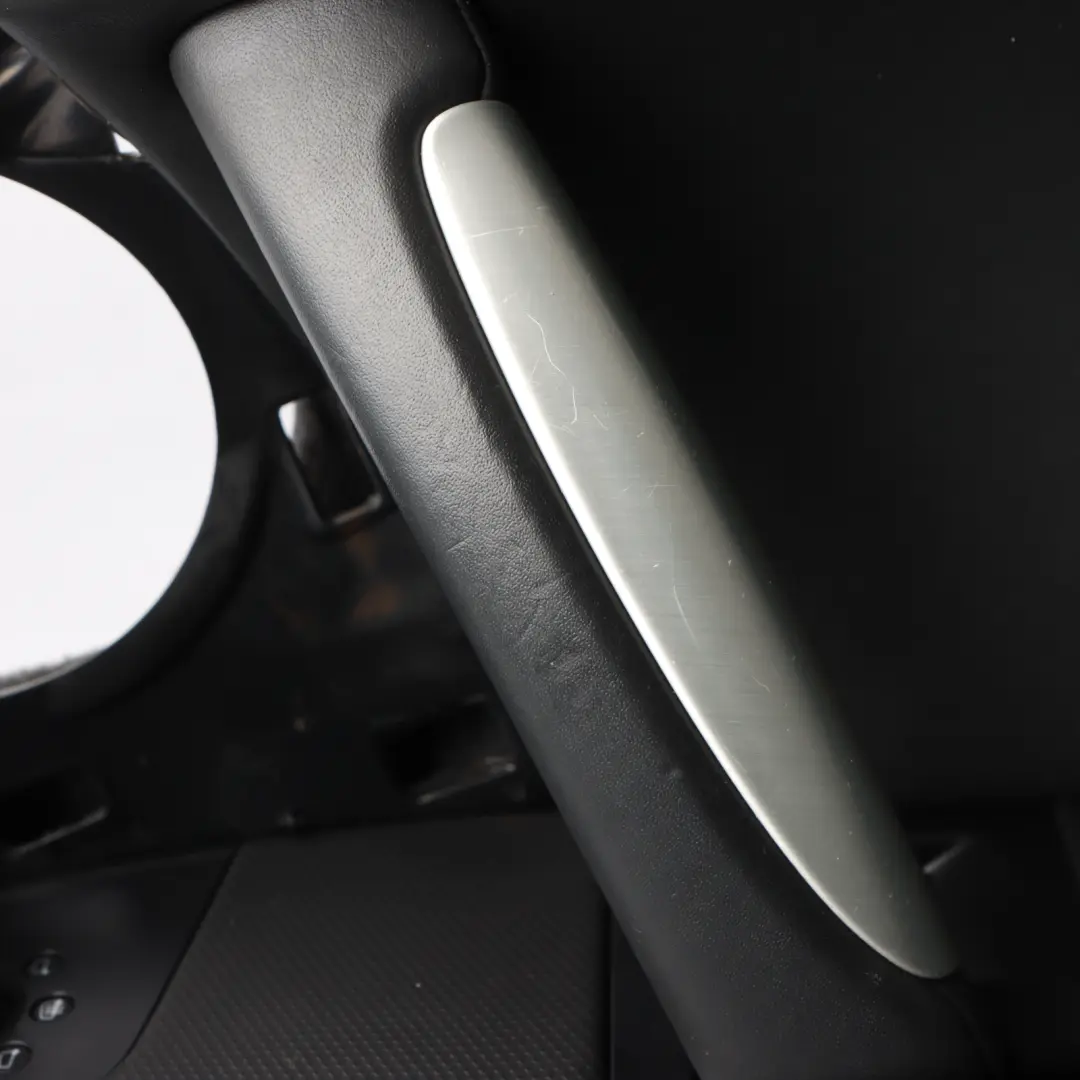 Audi TT 8J Front Door Card Lining Trim Panel Leather Black Right O/S 8J2867104 - SKU RHD-8J2867104B - Part number 8J2867104B