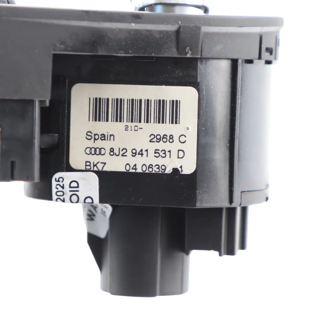 Headlight Headlamp Control Switch Trim Panel Unit to Audi TT 8J with Part number 8J2941531D Audi TT 8J Headlight Headlamp Control Switch Trim Panel Unit - SKU 8J2941531D - Part number 8J2941531D