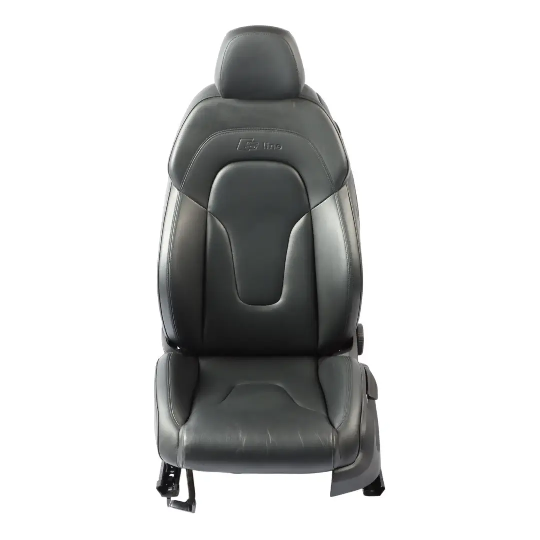 Audi TT 8J Coupe Sport Front Seat Heated Left N/S Feinnappa Leather Soul Black - SKU 8J8881805AK - Part number 8J8881805AK