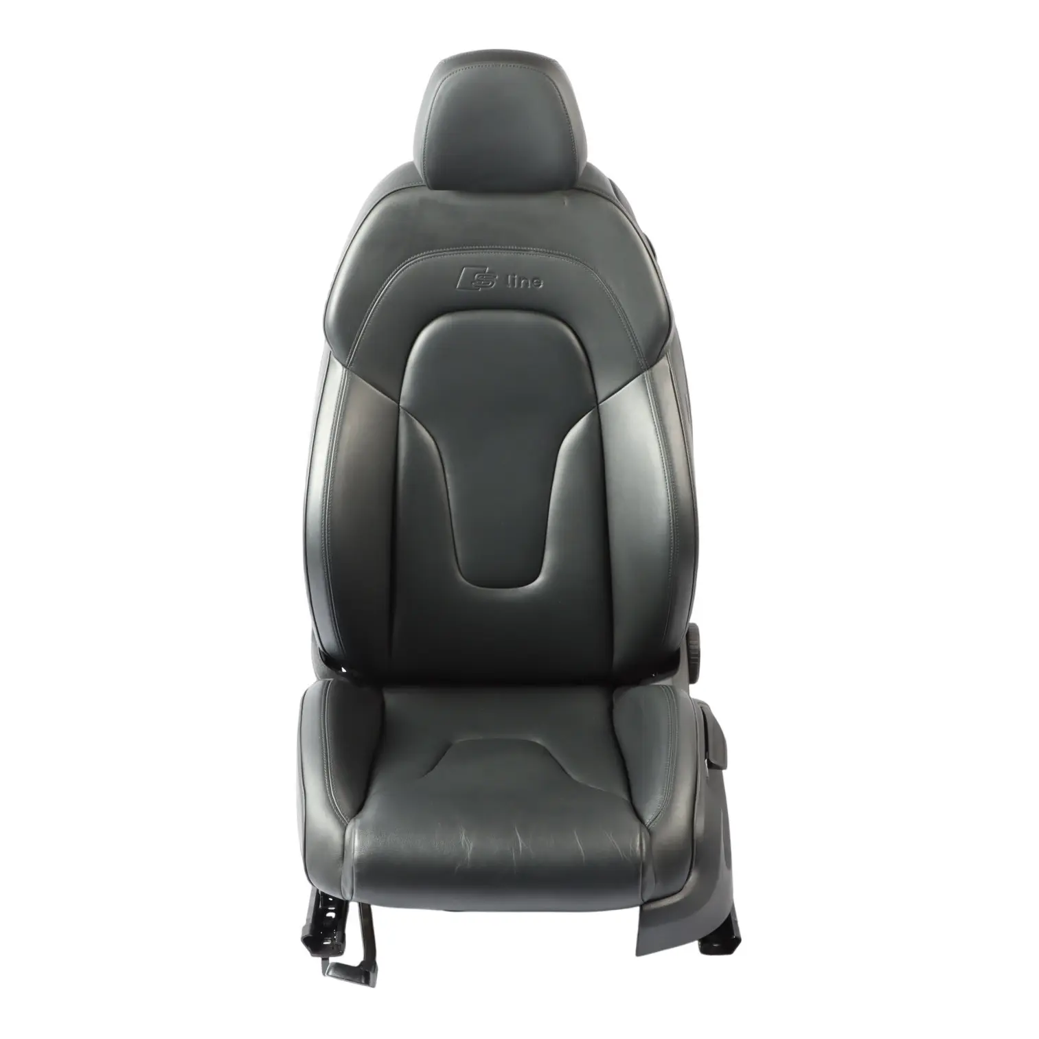 Audi TT 8J Coupe Sport Front Seat Heated Left N/S Feinnappa Leather Soul Black