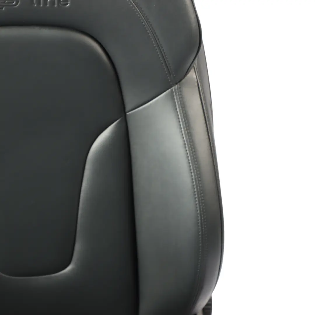 Audi TT 8J Coupe Sport Front Seat Heated Left N/S Feinnappa Leather Soul Black - SKU 8J8881805AK - Part number 8J8881805AK