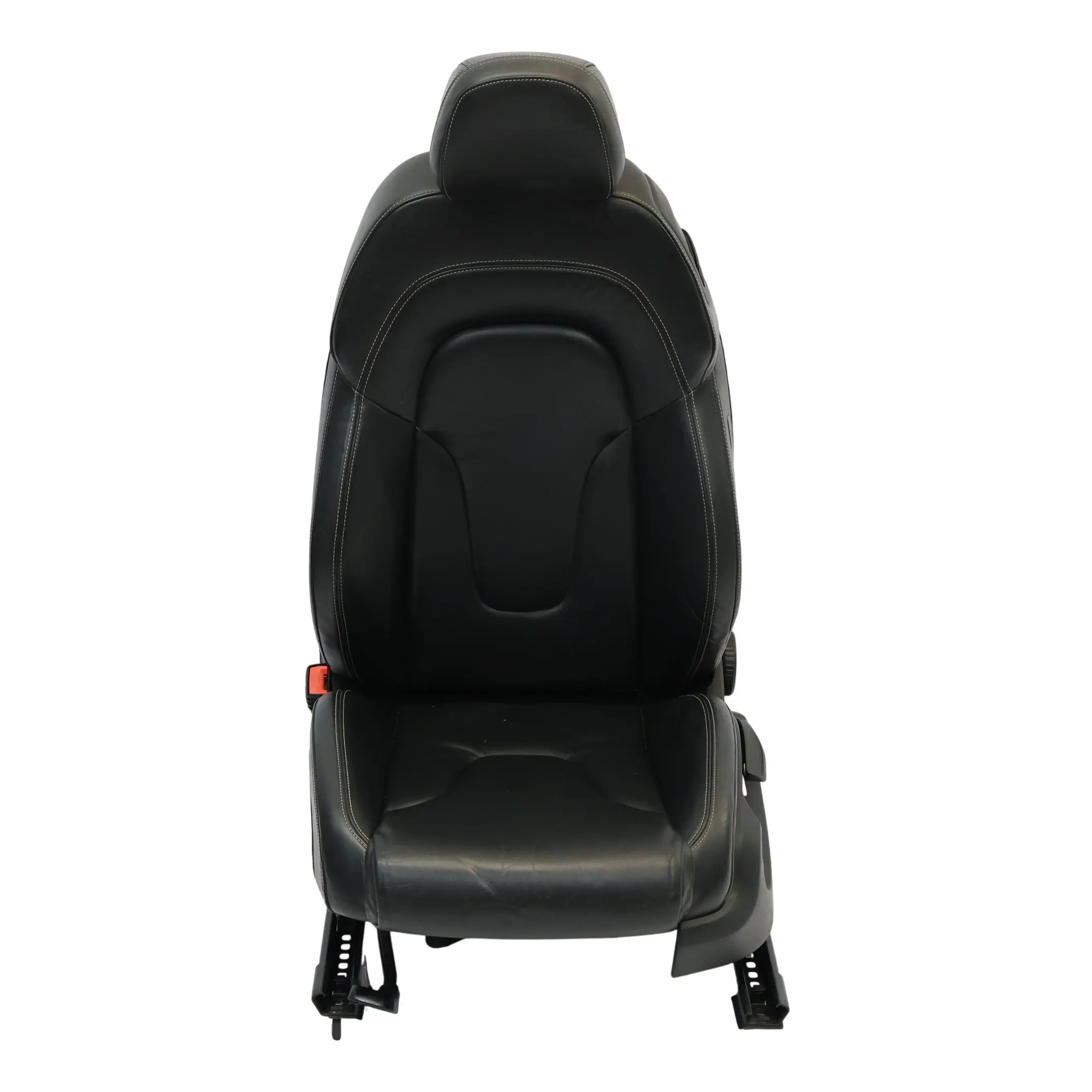 Audi TT TTS 8J Coupe Sport Seat Front Left N/S Heated Leather Seidennappa Black
