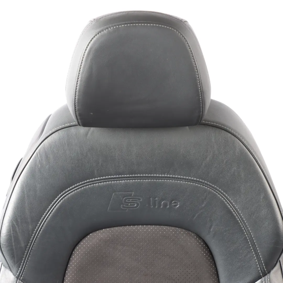 Front Right O/S Interior S-Line Half Leather Black to Audi TT 8J Coupe Sport Seat with Part number 8J8881806AJ Audi TT 8J Coupe Sport Seat Front Right O/S Interior S-Line Half Leather Black - SKU 8J8881806AJ - Part number 8J8881806AJ