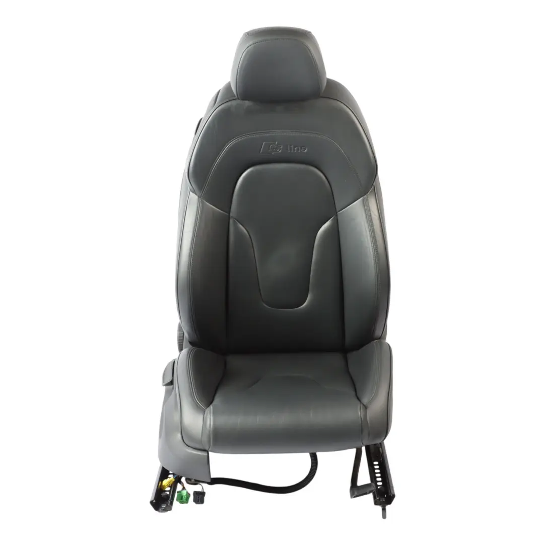 Audi TT 8J Coupe Sport Front Seat Heated Right O/S Feinnappa Leather Soul Black - SKU 8J8881806AK - Part number 8J8881806AK