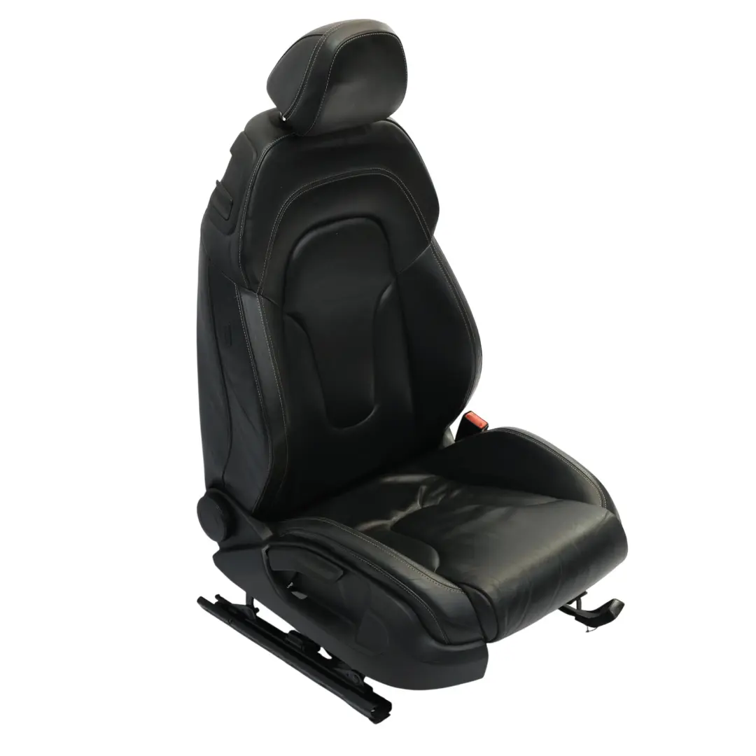 Audi TT TTS 8J Coupe Sport Seat Front Right O/S Heated Leather Seidennappa Black - SKU 8J8881806R-1 - Part number 8J8881806R
