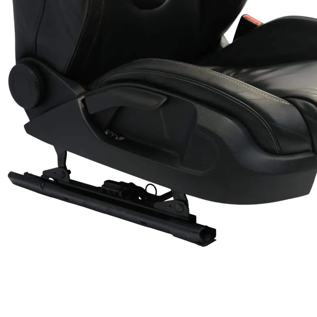 Audi TT TTS 8J Coupe Sport Seat Front Right O/S Heated Leather Seidennappa Black - SKU 8J8881806R-1 - Part number 8J8881806R