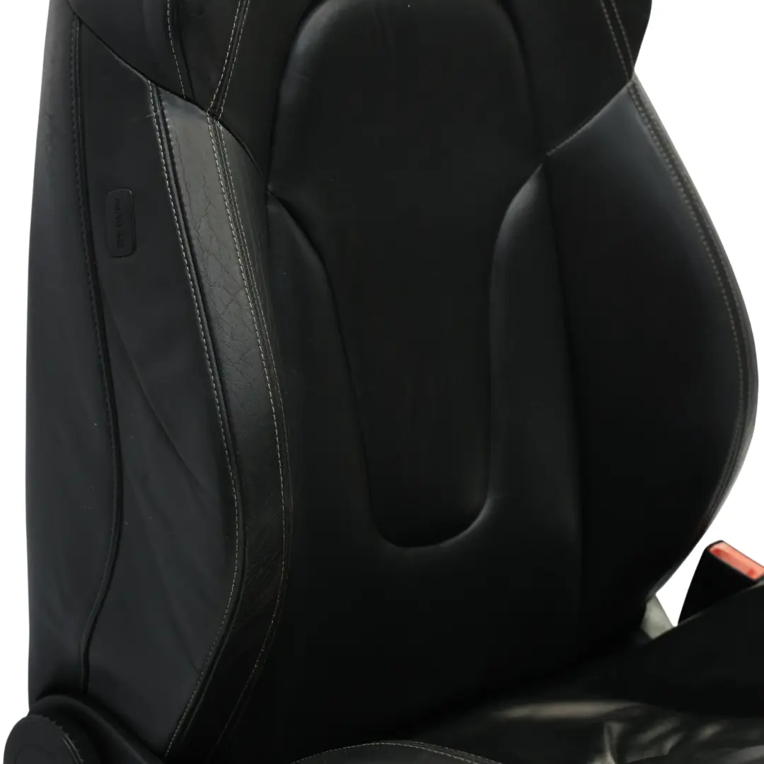 Audi TT TTS 8J Coupe Sport Seat Front Right O/S Heated Leather Seidennappa Black - SKU 8J8881806R-1 - Part number 8J8881806R