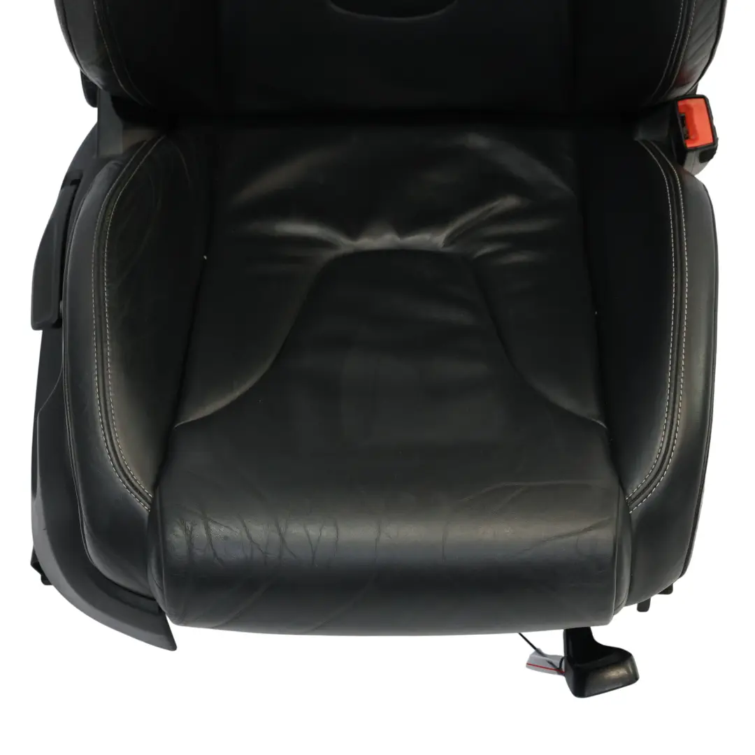 Audi TT TTS 8J Coupe Sport Seat Front Right O/S Heated Leather Seidennappa Black - SKU 8J8881806R-1 - Part number 8J8881806R