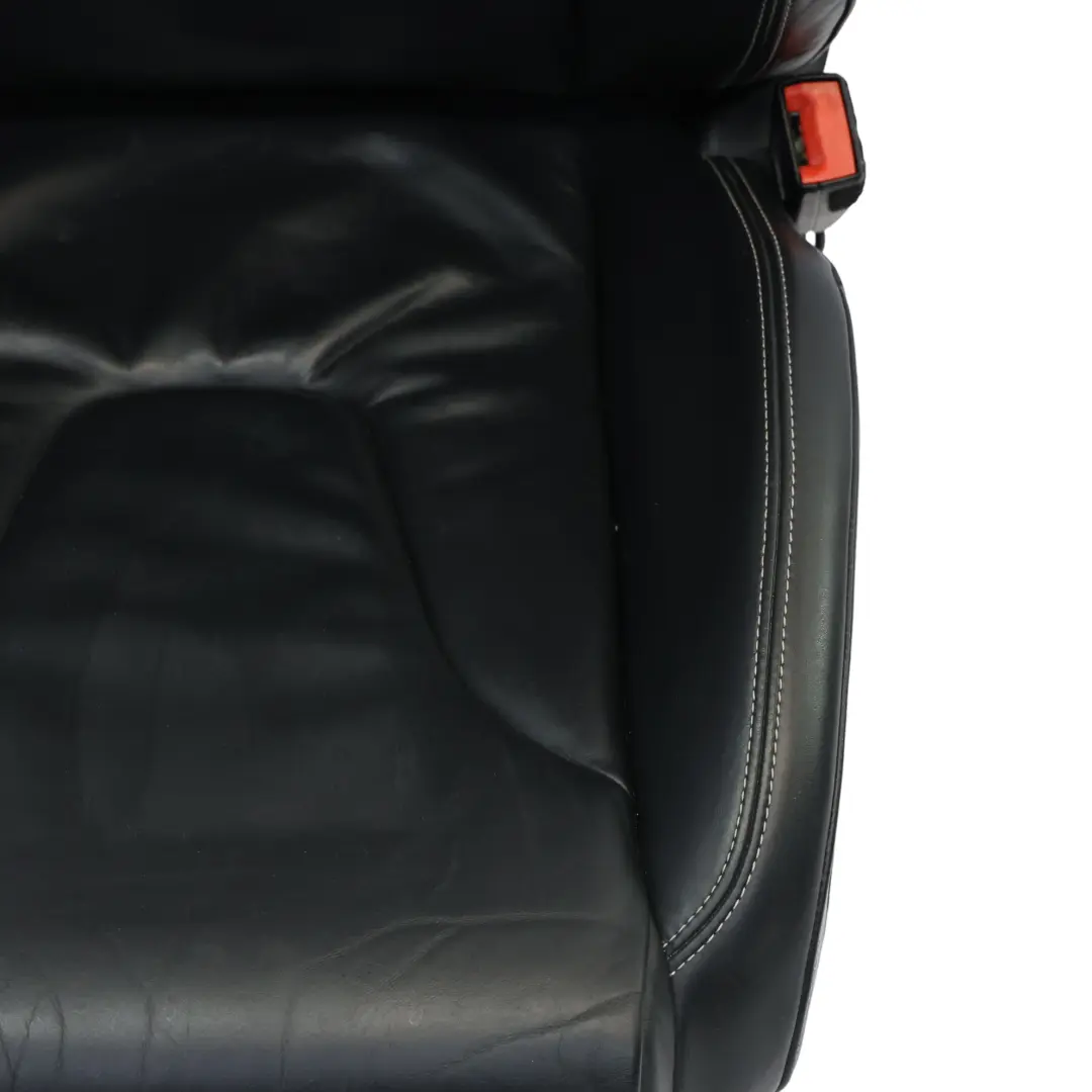 Audi TT TTS 8J Coupe Sport Seat Front Right O/S Heated Leather Seidennappa Black - SKU 8J8881806R-1 - Part number 8J8881806R