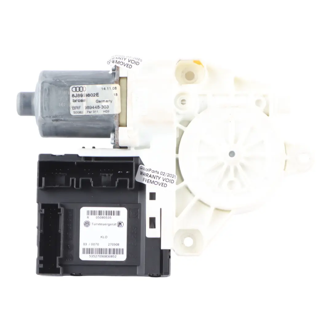 Audi TTS 8J Fensterheber Motor Tür Vorne Links Regulator Drive - SKU 8J8959802E - Teilenummer 8J8959802E