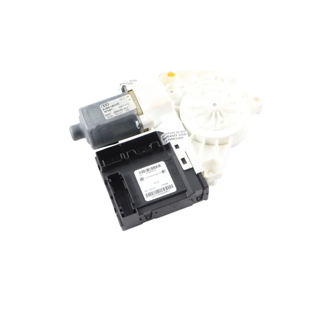 Audi TTS 8J Window Lifter Motor Door Front Left N/S Regulator Drive - SKU 8J8959802E - Part number 8J8959802E