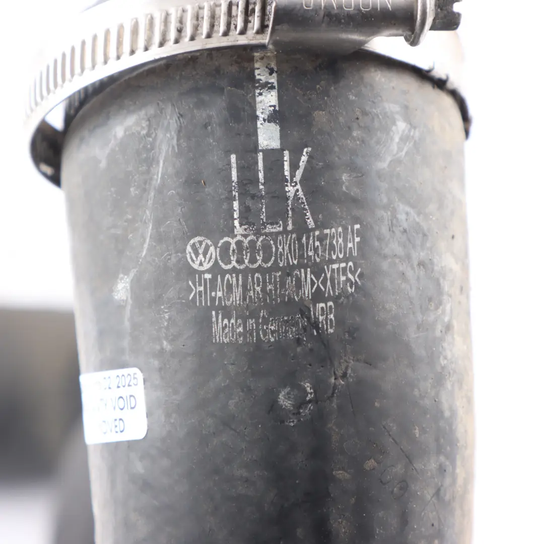 Wąż Rura Przewód Turbo Intercoolera do Audi A4 B8 A5 8T 3.0 TDI o numerze 8K0145738AF Audi A4 B8 A5 8T 3.0 TDI Wąż Rura Przewód Turbo Intercoolera - SKU 8K0145738AF - Numer Części 8K0145738AF