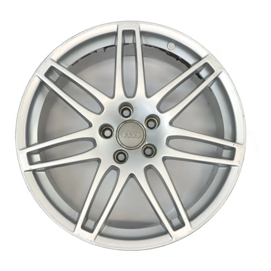 Audi A4 B8 Argento Cerchio In Lega 19" 8.5J ET:43 Doppie Razze - SKU 8K0601025AA-1 - Numero di parte 8K0601025AA