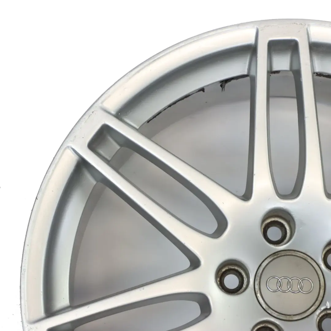 Audi A4 B8 Argento Cerchio In Lega 19" 8.5J ET:43 Doppie Razze - SKU 8K0601025AA-1 - Numero di parte 8K0601025AA