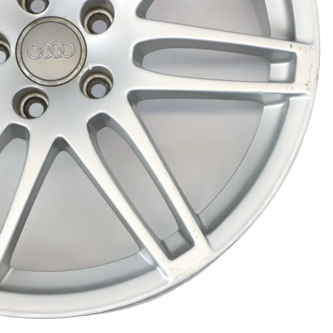 Audi A4 B8 Argento Cerchio In Lega 19" 8.5J ET:43 Doppie Razze - SKU 8K0601025AA-1 - Numero di parte 8K0601025AA